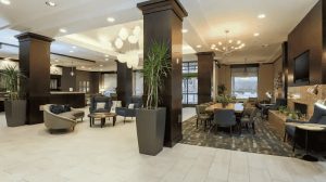 Hilton Garden Inn Arlington Shirlington lobby
